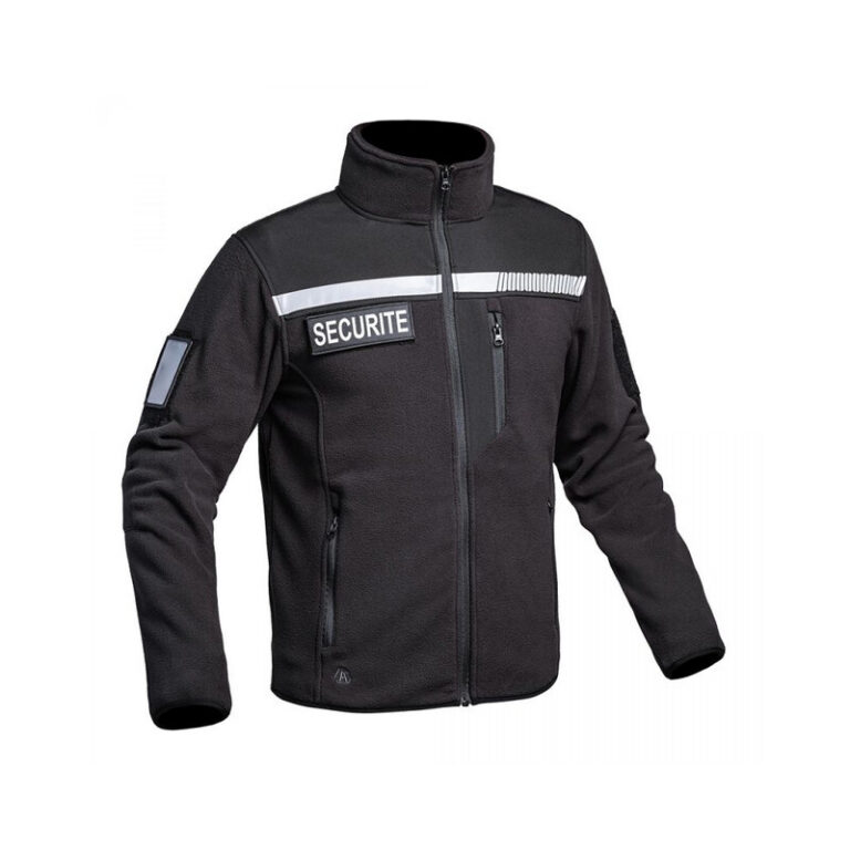 Blouson polaire noir SECU ONE