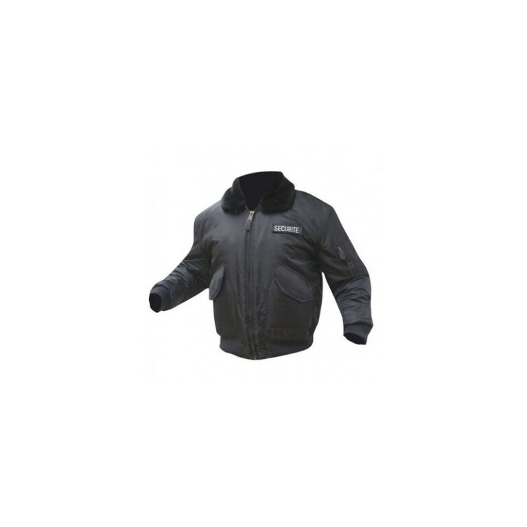 Blouson sécurité à col fourré