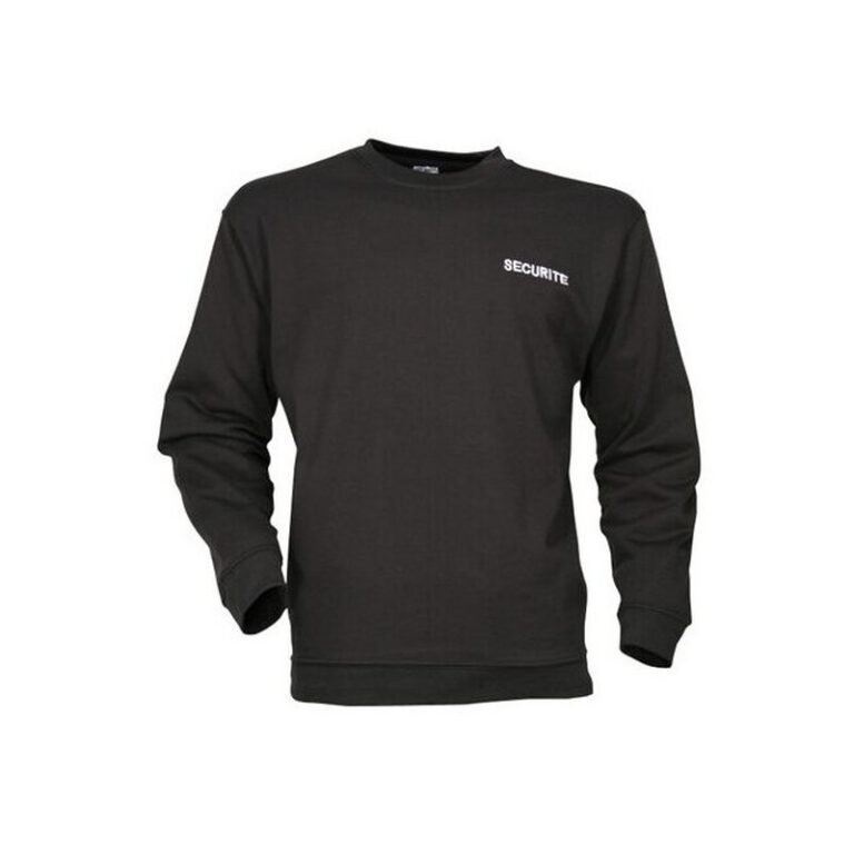 Sweat noir SECURITE