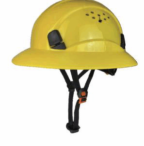 Casque Forestier Jaune Ventilé