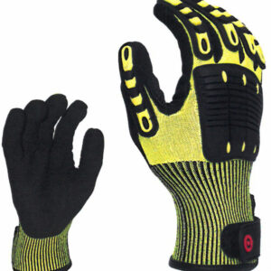Gants Anti-Impact Jaune Fluo