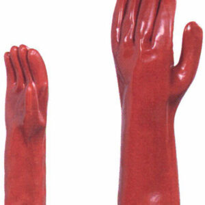 Gants PVC Rouges Longs