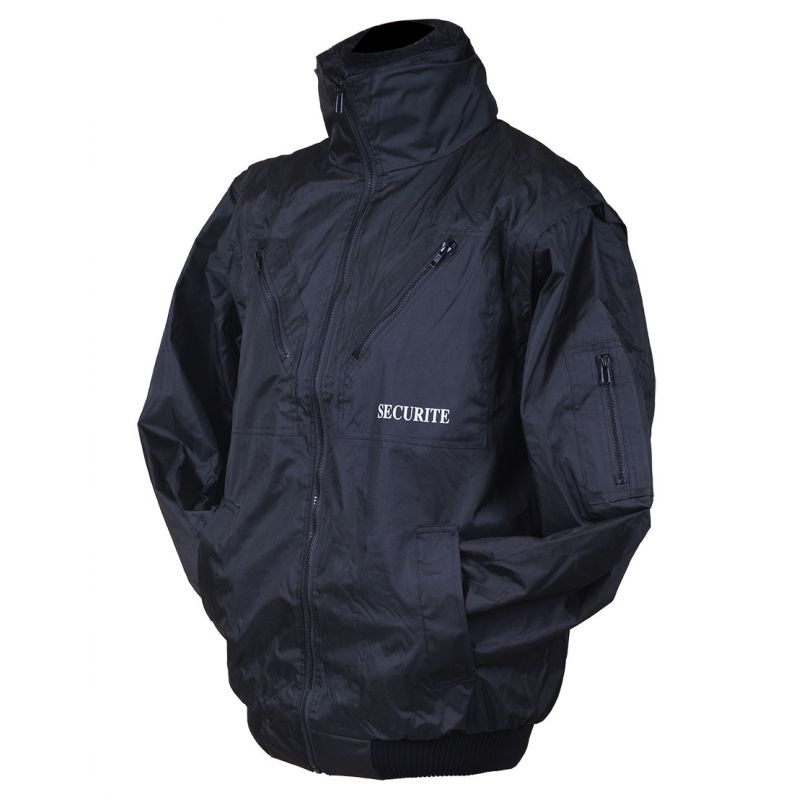 Blouson sécurité noir/bleu marine
