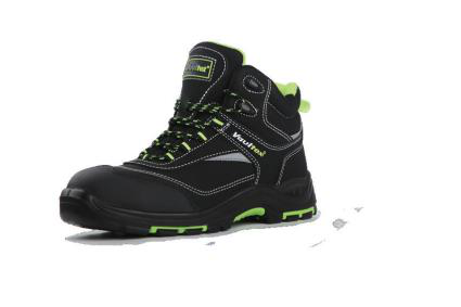 Chaussure sécurité noire/verte